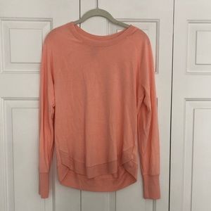 LAST CHANCE Athleta Peach Long Sleeve Top